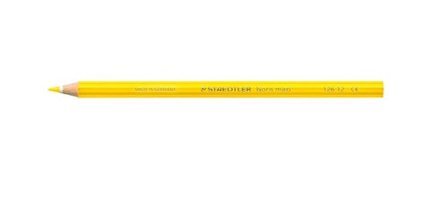 Staedtler Noris Club Maxi Learner Coloured Pencils Yellow Pack of 12 126 12-1