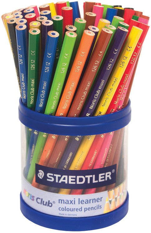 Staedtler Noris Club Maxi Learner Coloured Pencils Assorted Cup of 70 126 12KP70