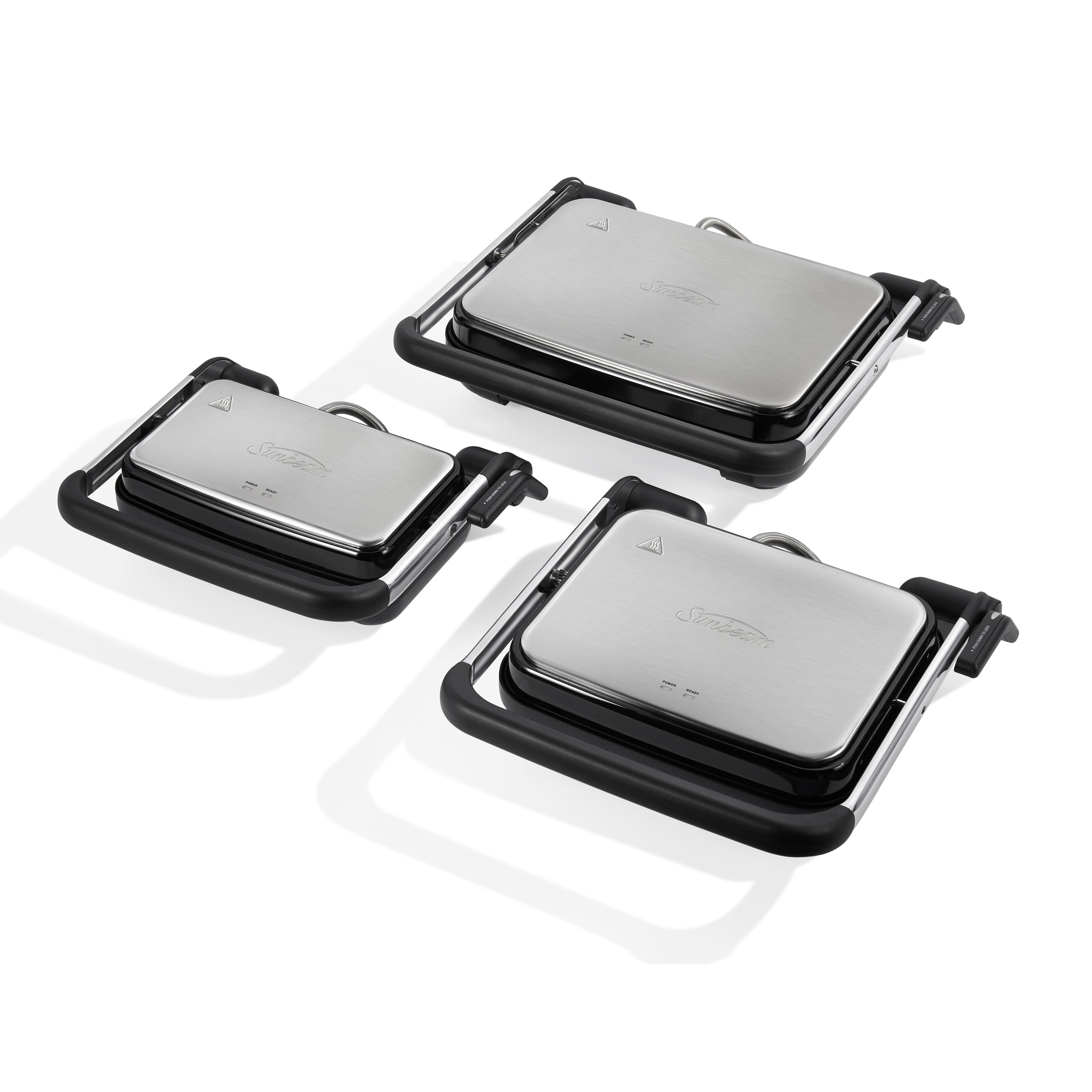 Sunbeam Cafe Style 2 Slice Sandwich Press and Grill Stainless
