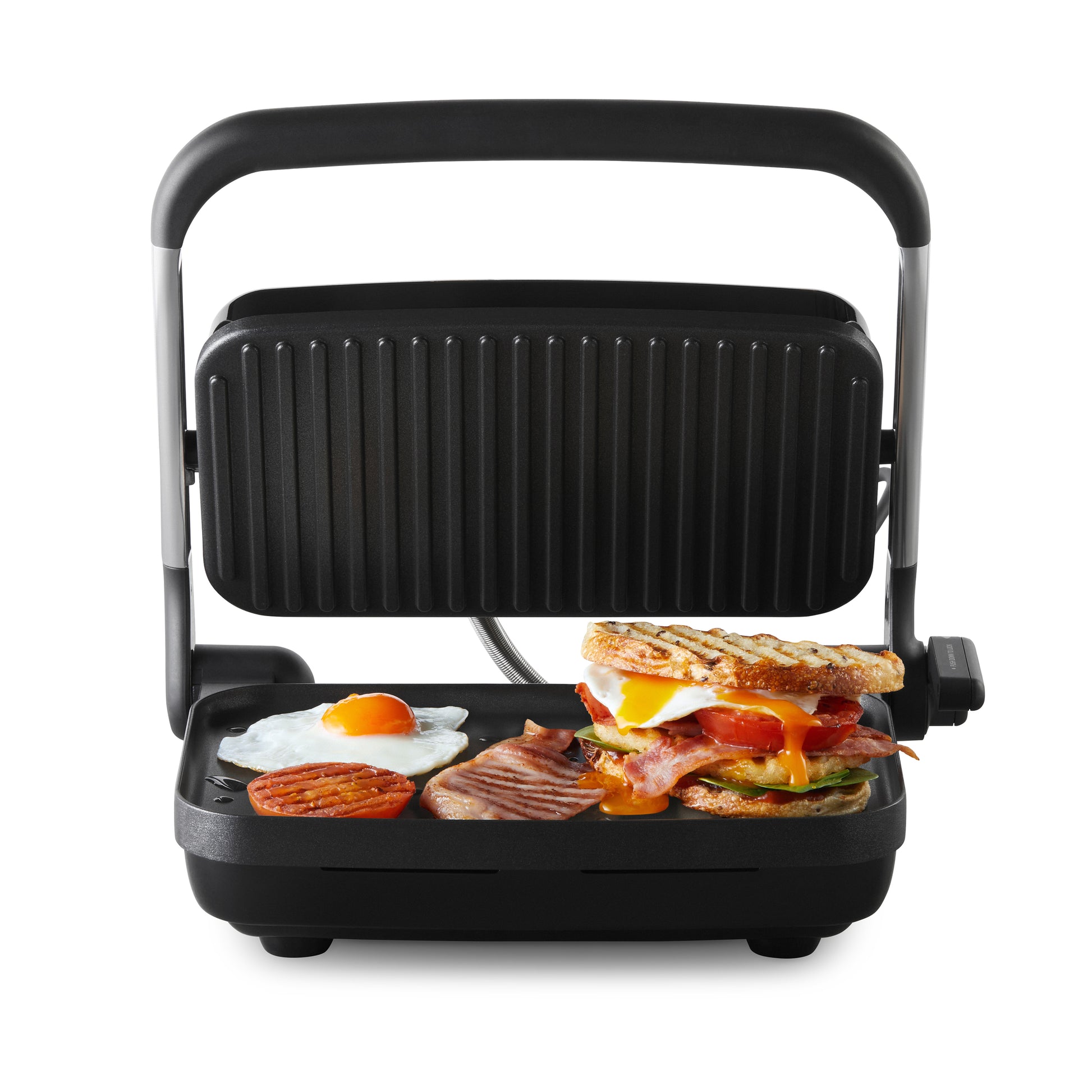 Sunbeam Cafe Style 2 Slice Sandwich Press and Grill Stainless