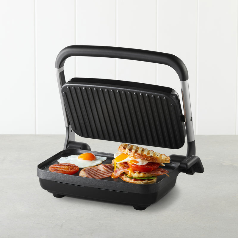 Sunbeam Cafe Style 2 Slice Sandwich Press and Grill Stainless