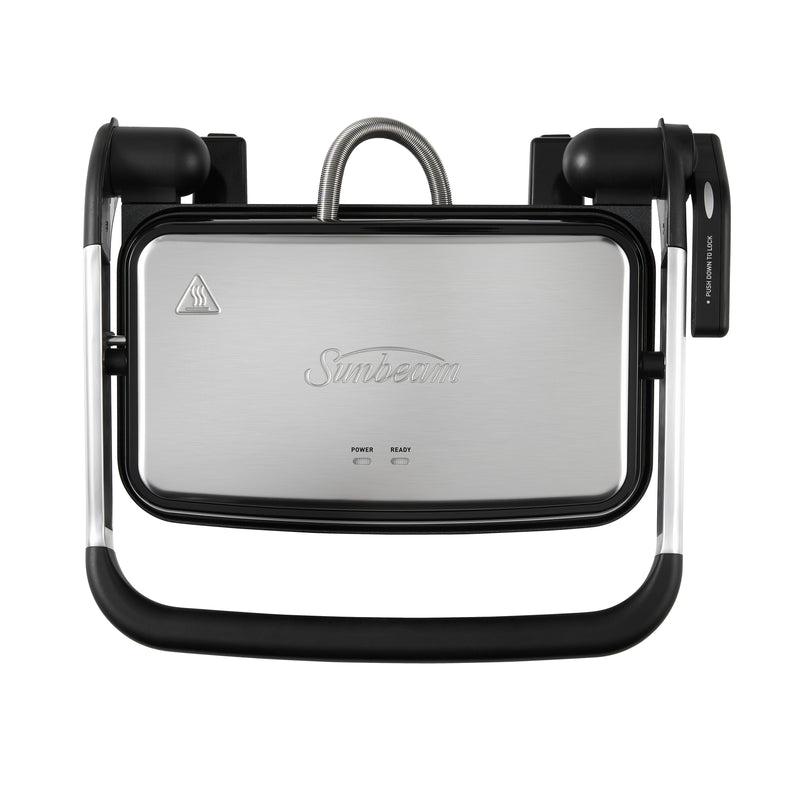 Sunbeam Cafe Style 2 Slice Sandwich Press and Grill Stainless