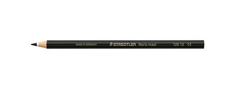 Staedtler Noris Club Maxi Learner Coloured Pencils Black Pack 12 126 12-9