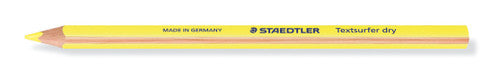 Staedtler 128 64-1 Textsurfer Dry Highlighter Pencil Yellow Box of 12