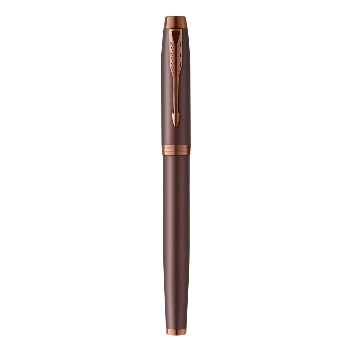 Parker IM Monochrome Fountain Pen Burgundy Stainless Steel Medium Nib