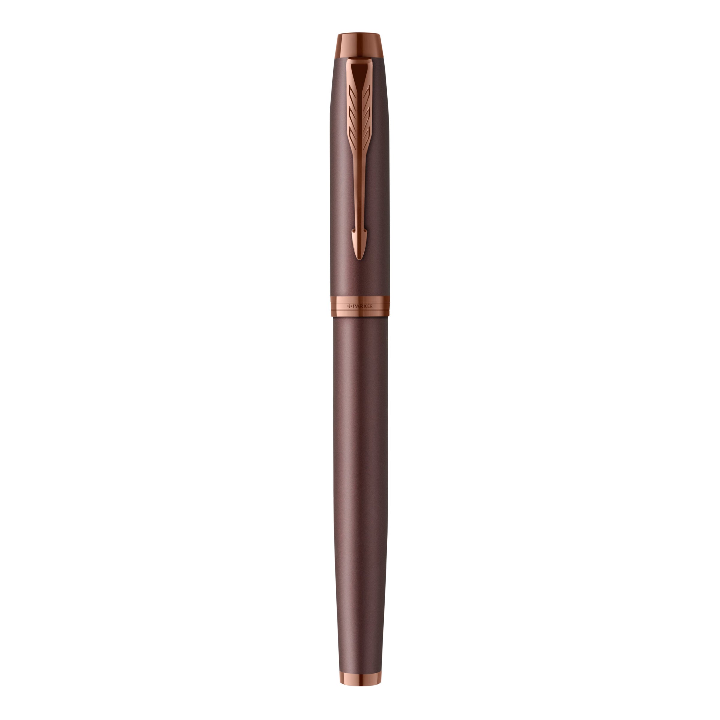 Parker IM Monochrome Fountain Pen Burgundy Stainless Steel Medium Nib