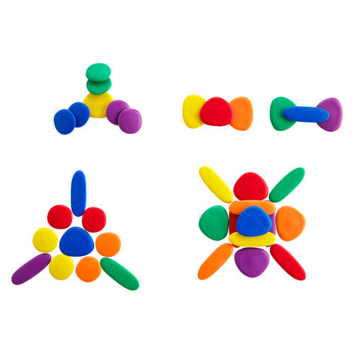 Edx Education Junior Rainbow Pebbles with Cards Set