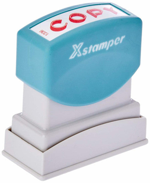 Xstamper Message Stamp Copy Bold Red