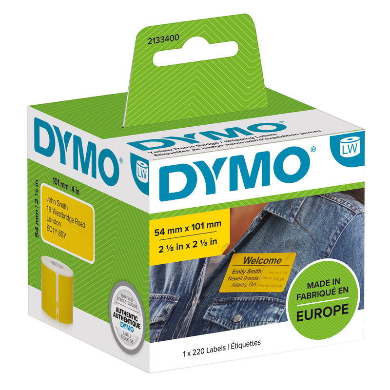 Dymo LabelWriter Shipping Labels 54mm x 101mm, Yellow - product image