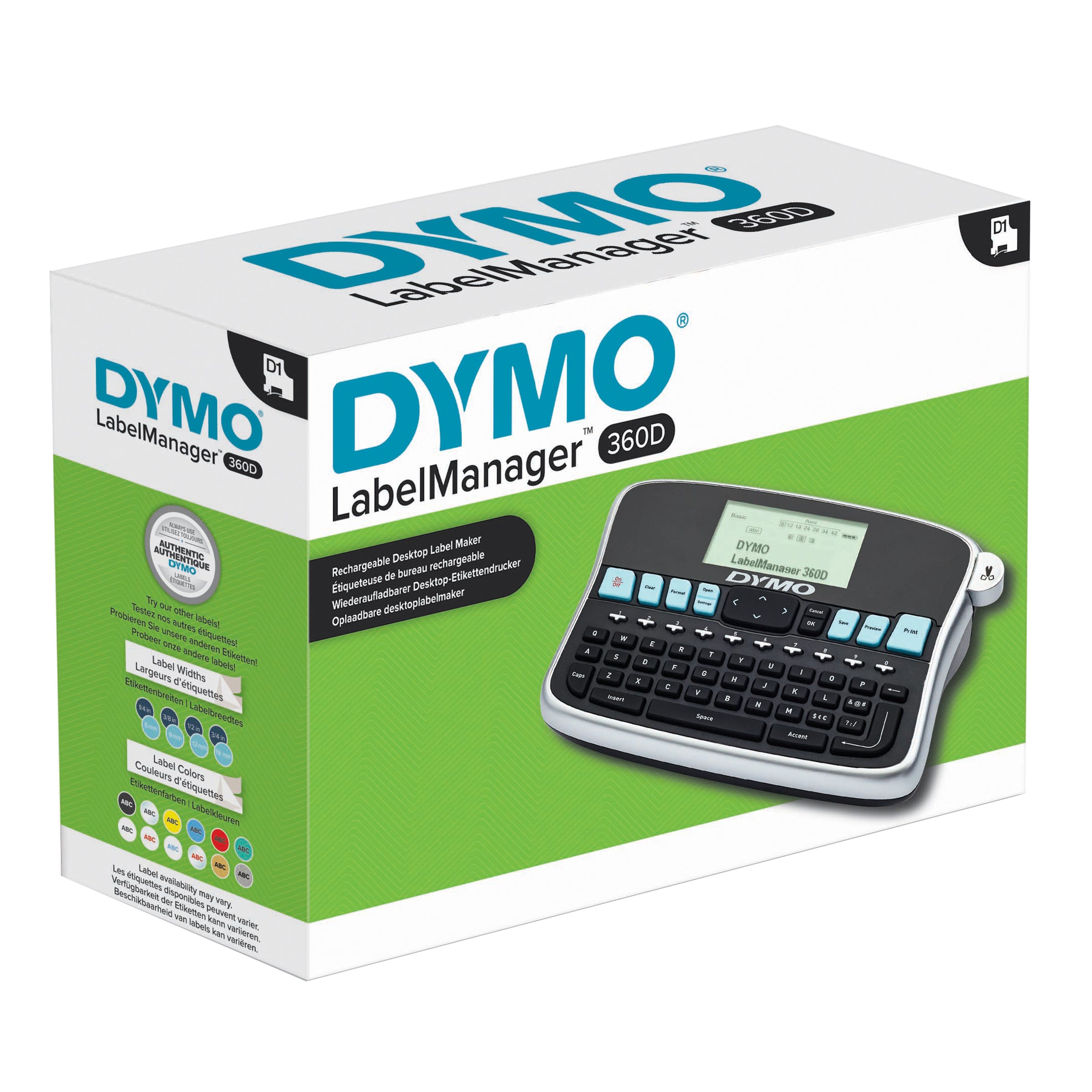 Dymo LabelManager 360D Desktop Label Maker - 3D view