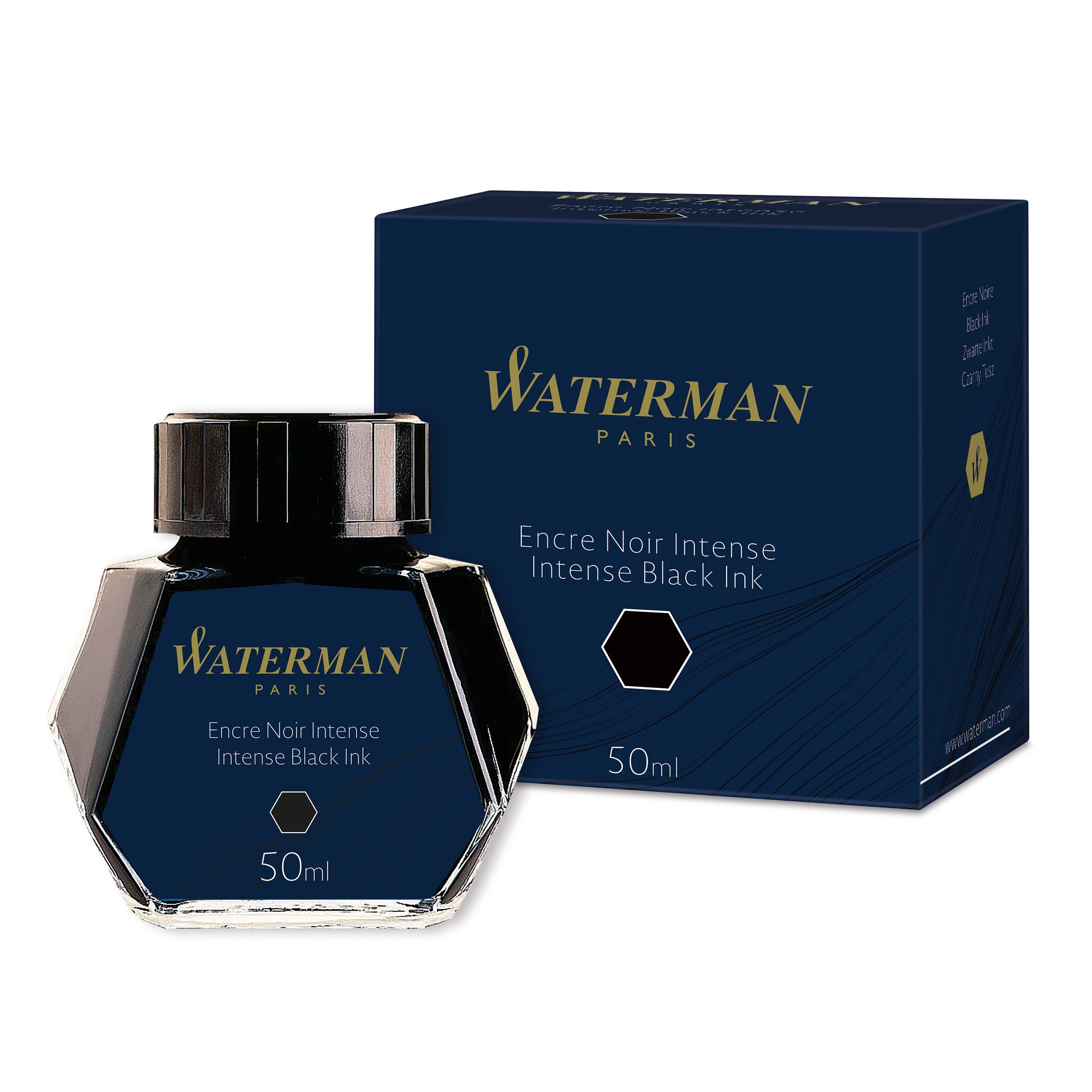 Waterman Ink 50ml Intense Black in Box