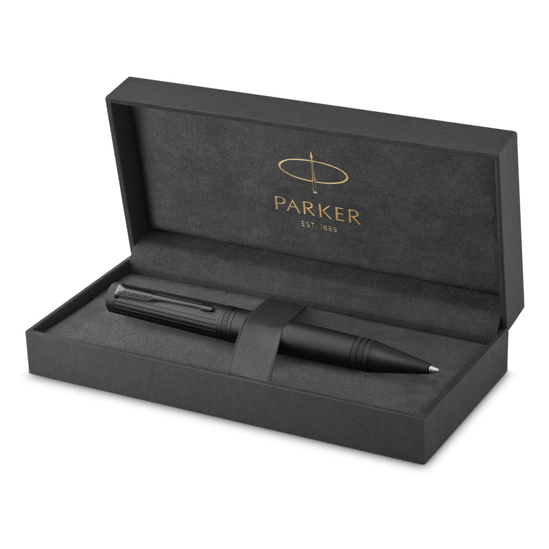 Parker Ingenuity Ballpoint Pen Matte Black Lacquer and Black Trim Medium Tip