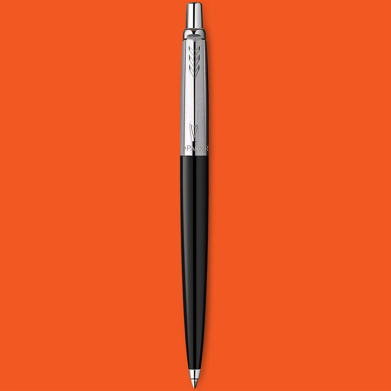Parker Jotter Original Ballpoint Pen Black and Chrome Trim Medium Tip