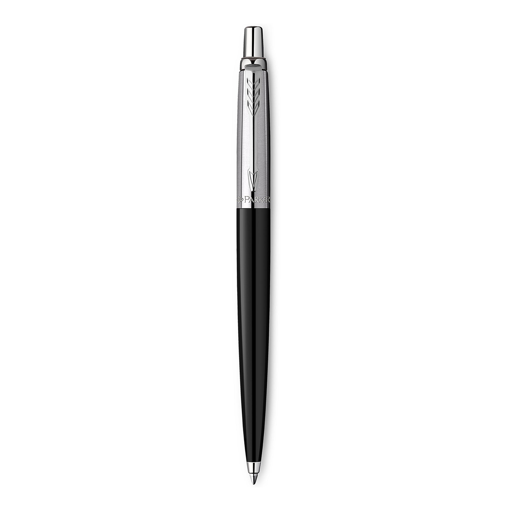 Parker Jotter Original Ballpoint Pen Black and Chrome Trim Medium Tip