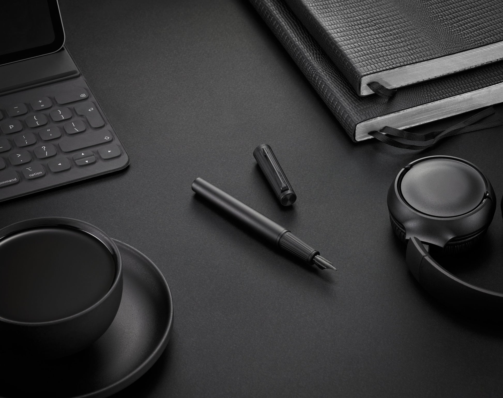 Parker Ingenuity Fountain Pen Matte Black Lacquer and Black Trim Fine Nib