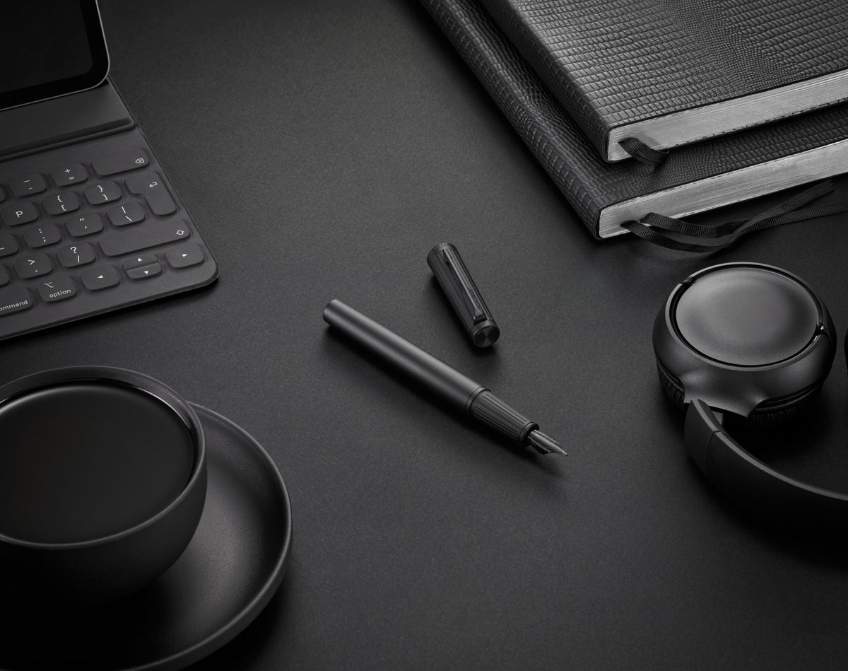 Parker Ingenuity Fountain Pen Matte Black Lacquer and Black Trim Fine Nib
