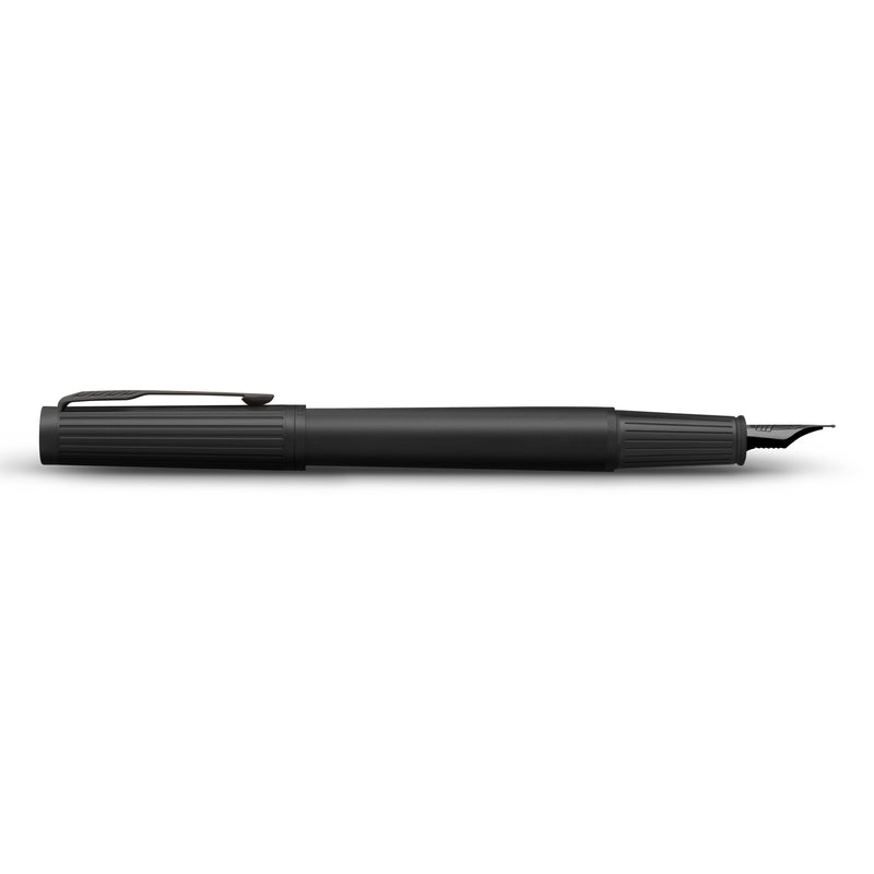 Parker Ingenuity Fountain Pen Matte Black Lacquer and Black Trim Fine Nib