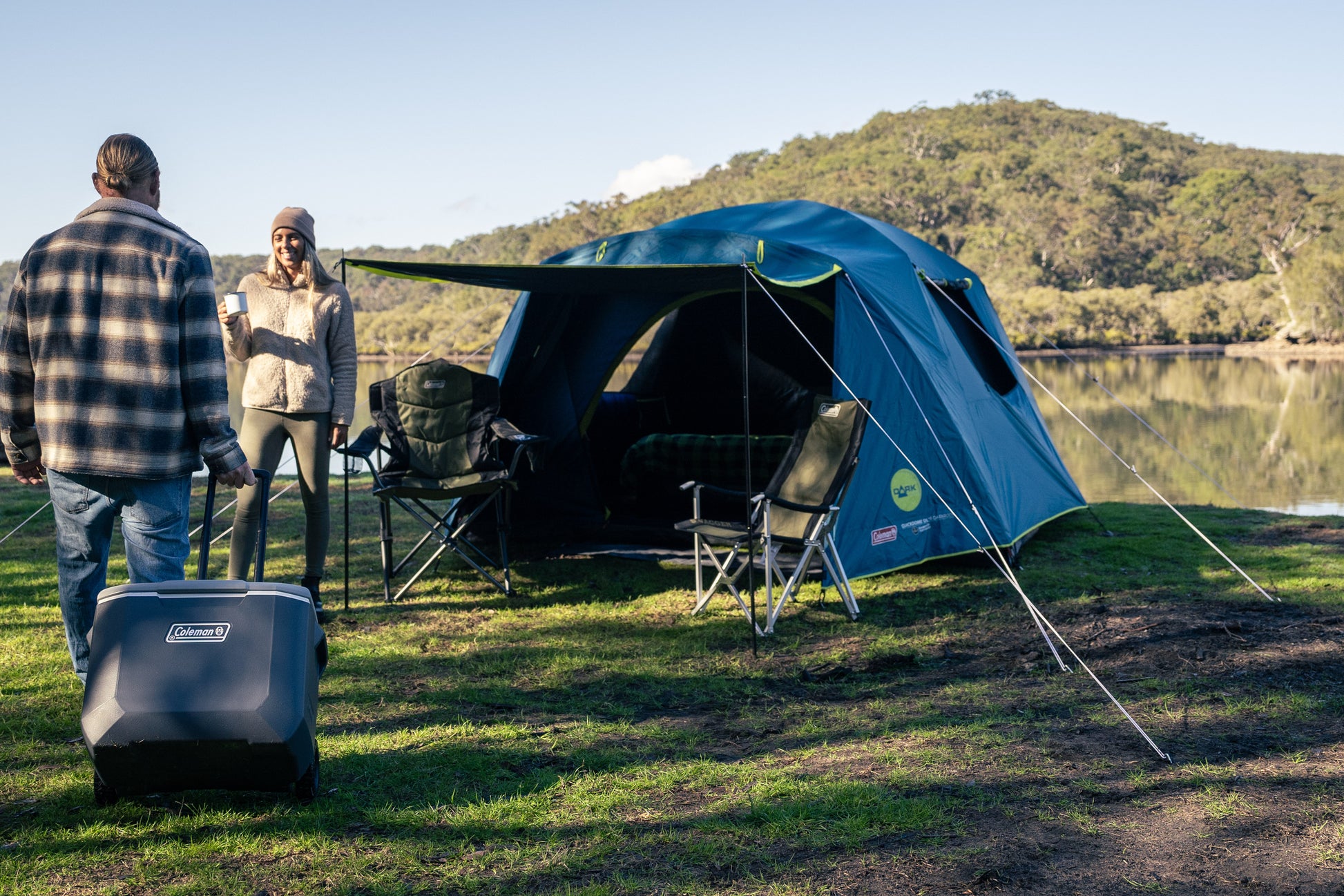 Coleman Daintree 57L Wheeled Hard Cooler Grey