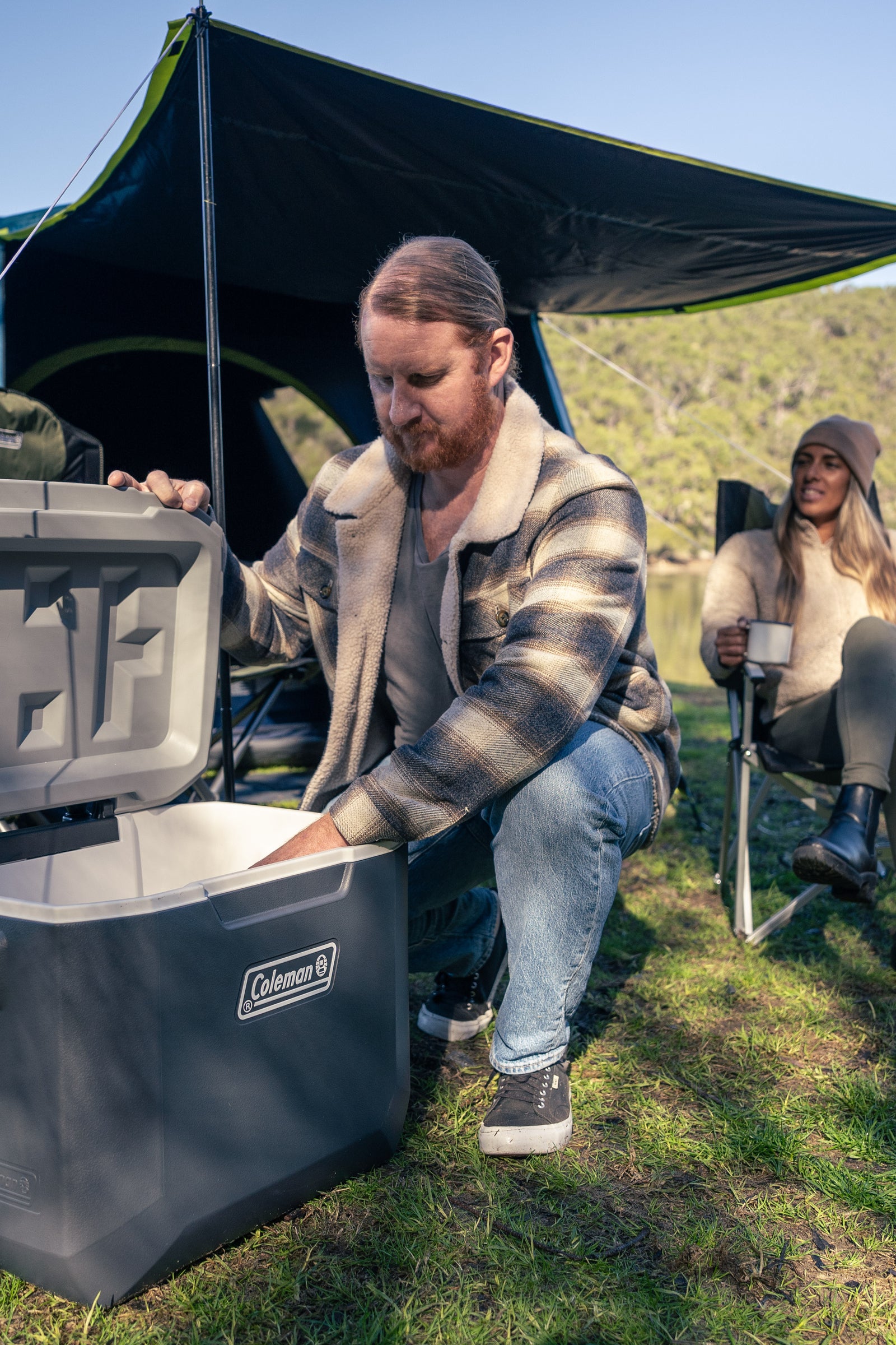 Coleman Daintree 57L Wheeled Hard Cooler Grey