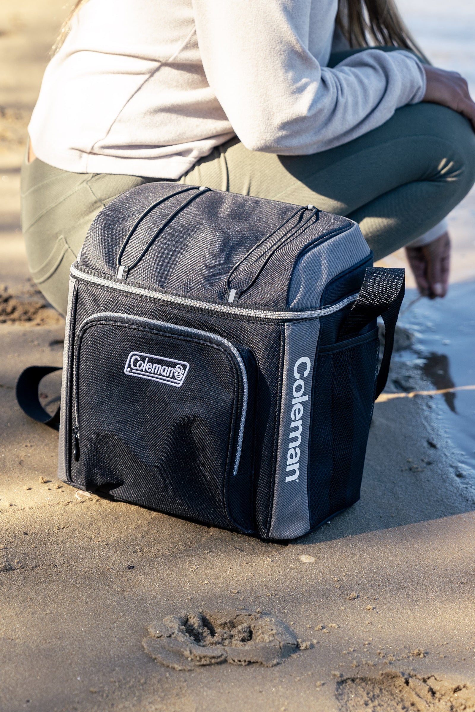 Coleman 30 Can Soft Cooler Black