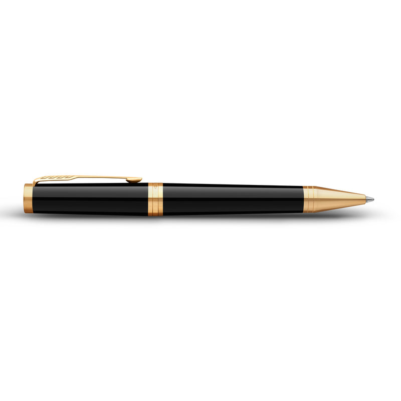 Parker Ingenuity Ballpoint Pen Black Lacquer and Gold Trim Medium Tip