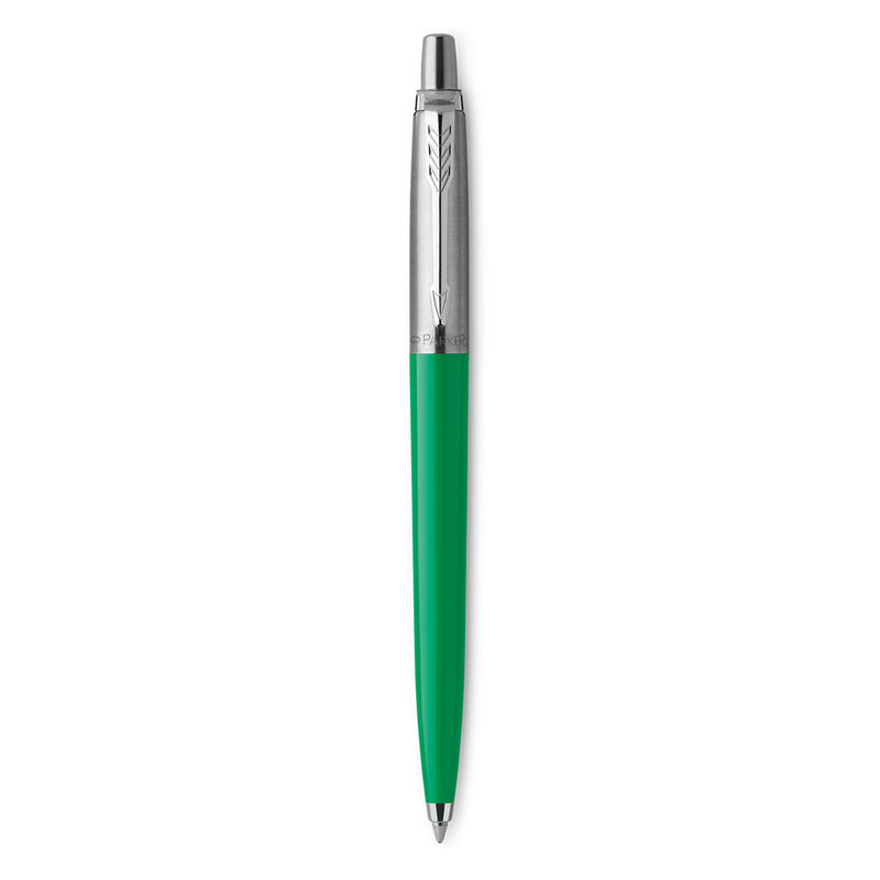 Parker Jotter Original Ballpoint Pen Green and Chrome Trim Medium Tip