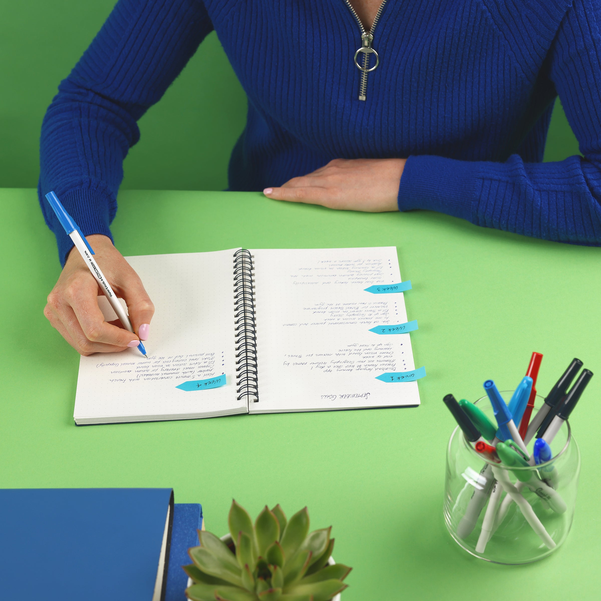 Papermate Kilometrico Ballpoint Pen 1.0mm Blue Box of 50