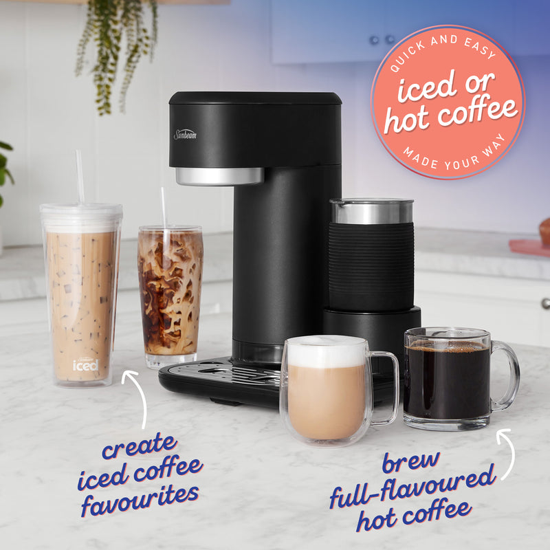 Sunbeam Iced + Hot Coffee Machine Black
