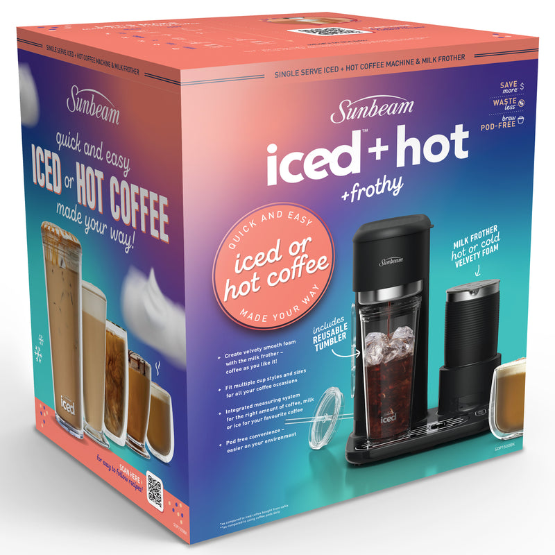 Sunbeam Iced + Hot Coffee Machine Black