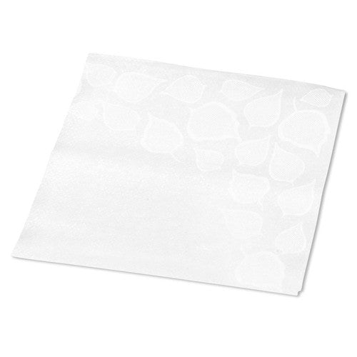 Tork Xpressnap Snack Extra Soft Leaf Design Napkin N10 White Carton of 8