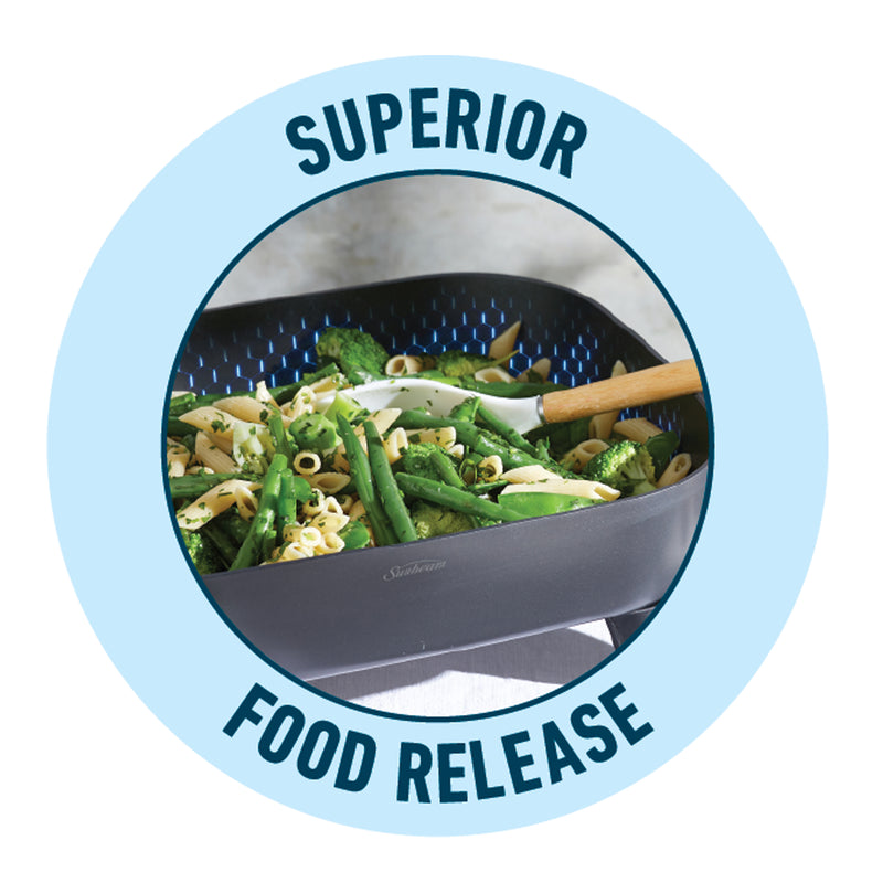 Sunbeam DiamondForce Banquet Frypan Dark Blue