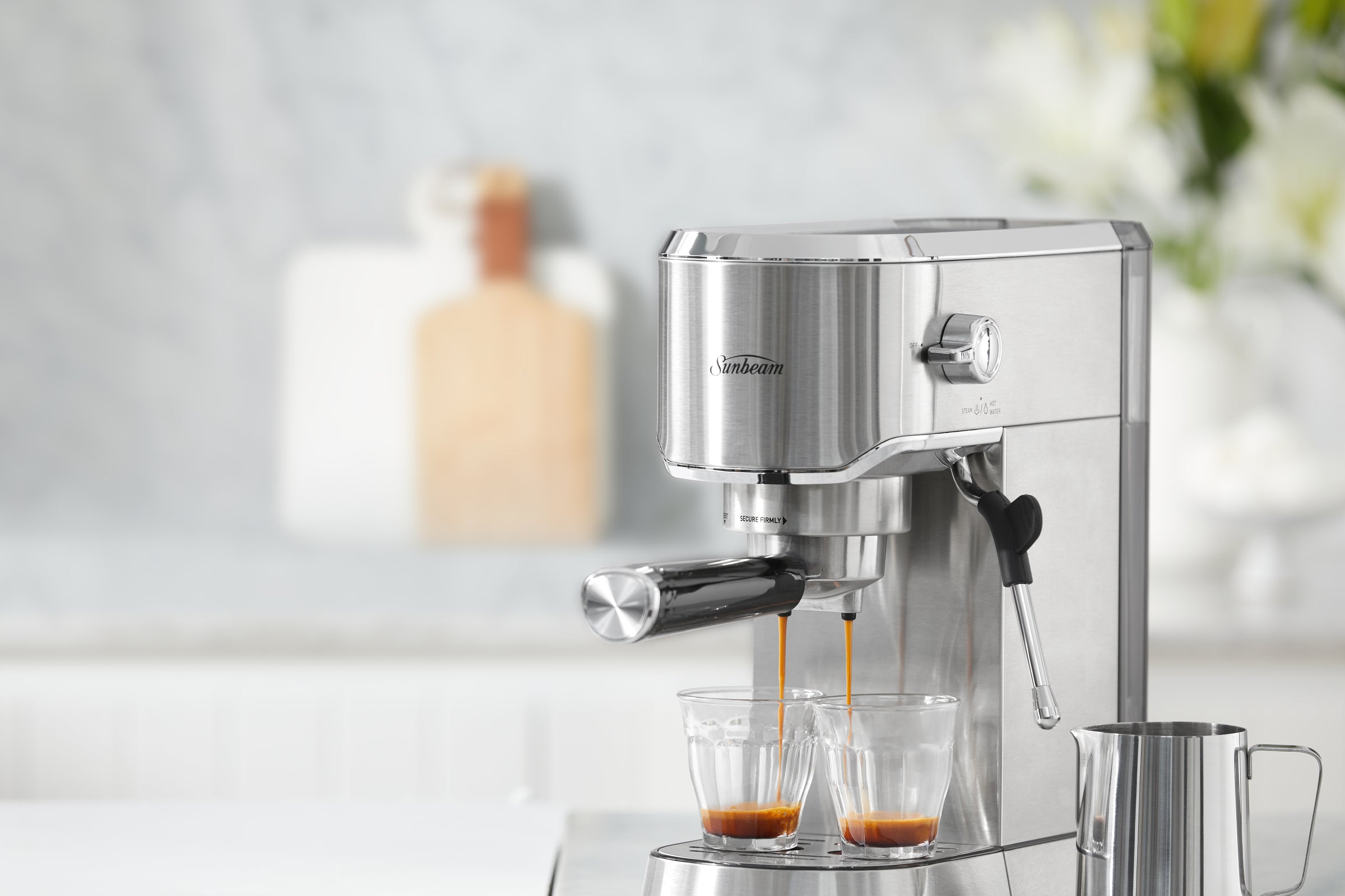 Sunbeam Compact Barista Espresso Machine Stainless