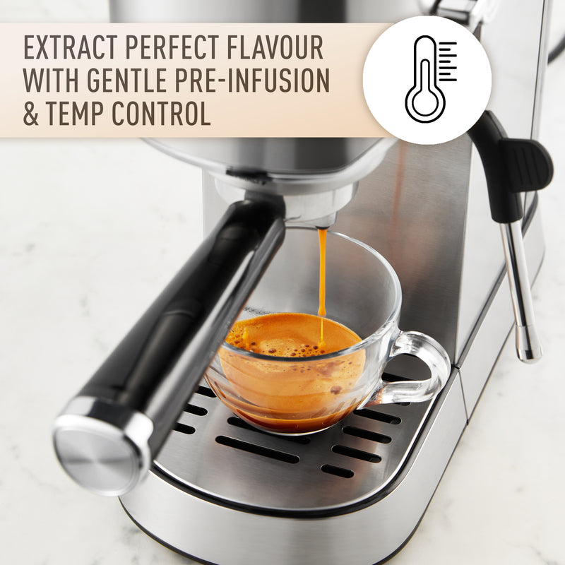Sunbeam Compact Barista Espresso Machine Stainless
