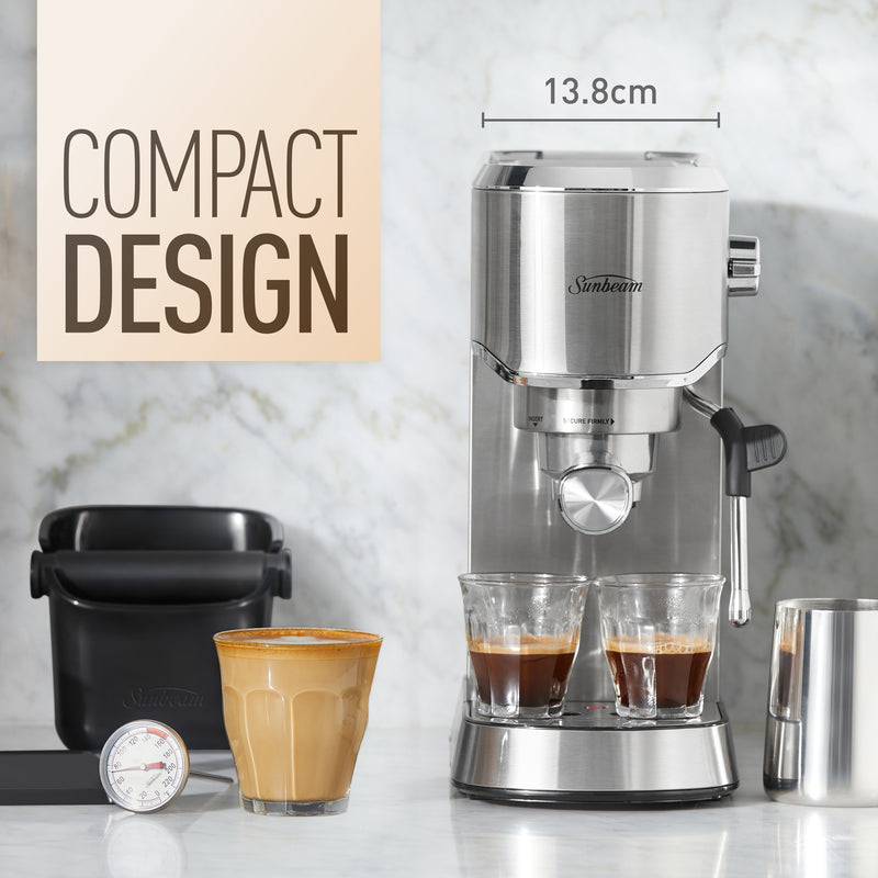 Sunbeam Compact Barista Espresso Machine Stainless