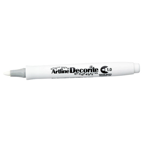 Artline Decorite Marker 1.0mm White Box of 12