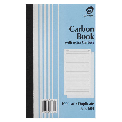 Olympic Carbon Book 604 Duplicate 100 Leaf 200 x 125mm