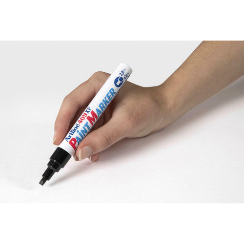 Artline 409 Paint Marker 4.0mm Chisel Black Box of 12