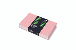 Olympic System Cards 125 x 200mm 6mm Ruled Pink Pack of 100