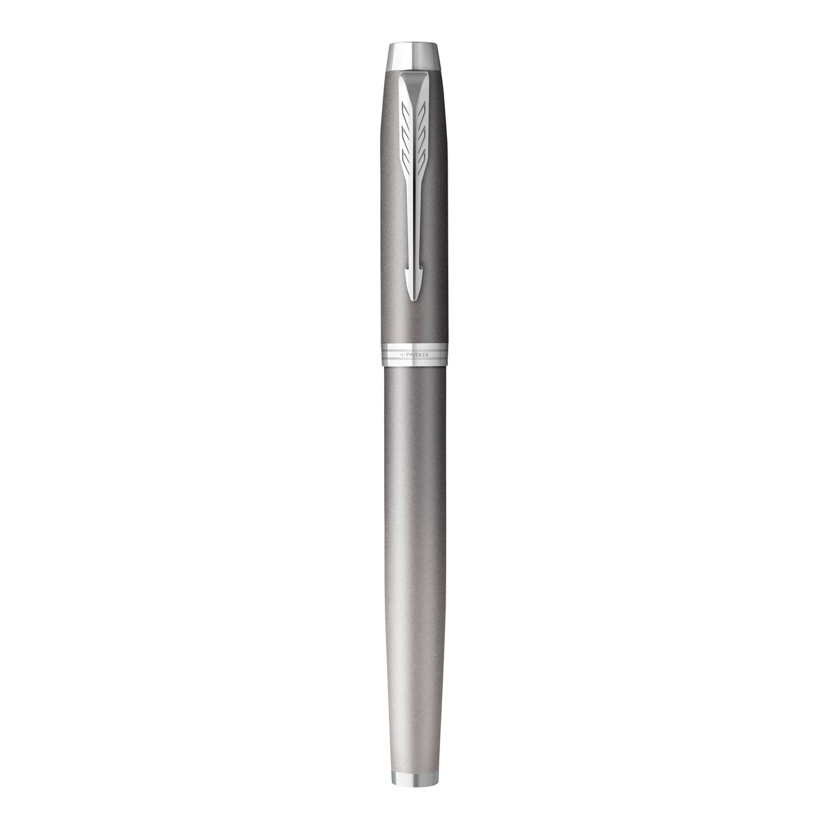 Parker IM Writing Rituals Fountain Pen Grey Lacquer and Chrome Trim Medium Nib