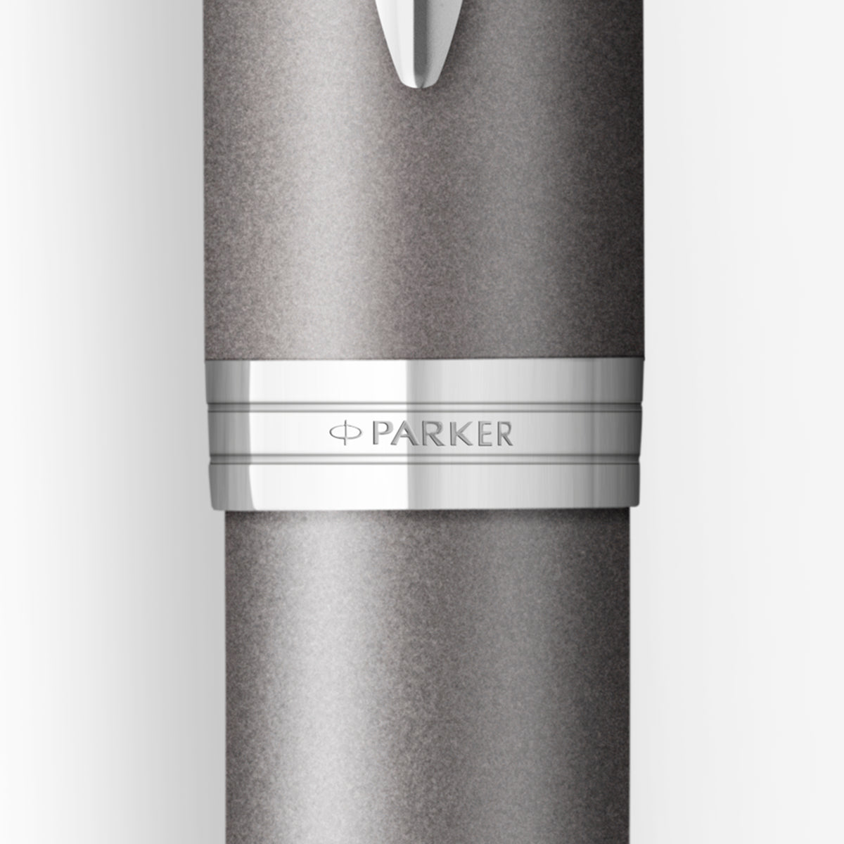 Parker IM Writing Rituals Fountain Pen Grey Lacquer and Chrome Trim Medium Nib