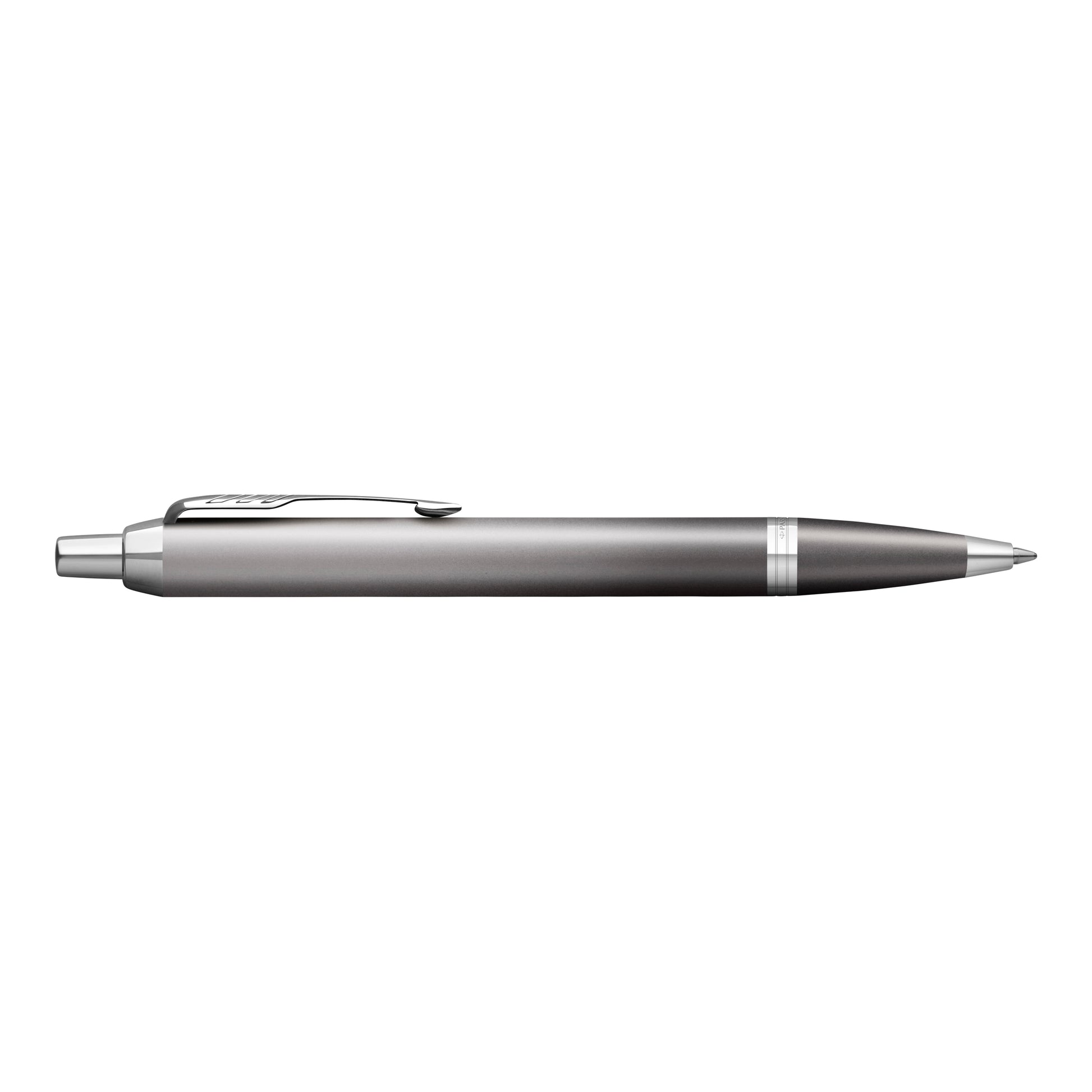 Parker IM Writing Rituals Ballpoint Pen Grey Lacquer and Chrome Trim Medium Tip