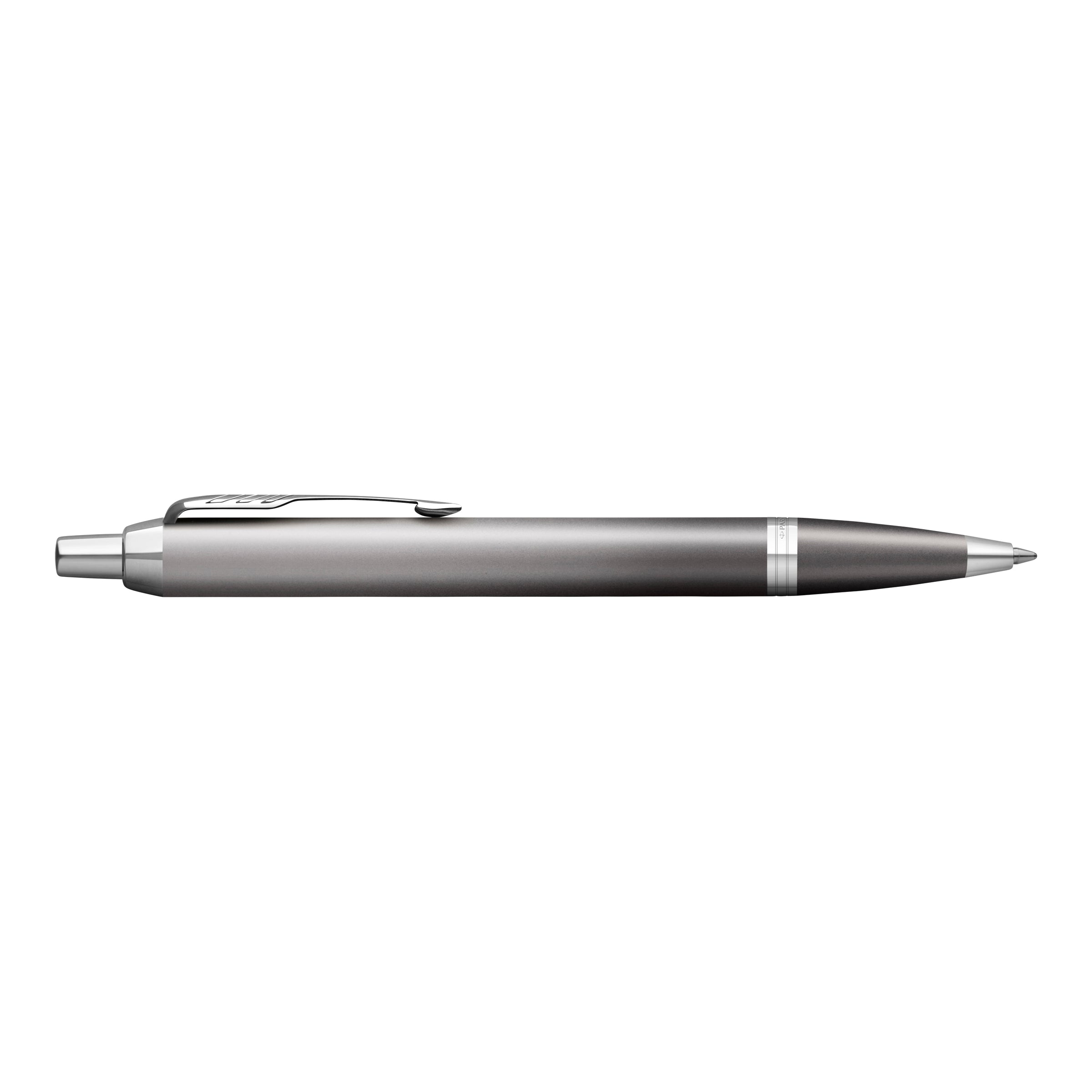 Parker IM Writing Rituals Ballpoint Pen Grey Lacquer and Chrome Trim Medium Tip