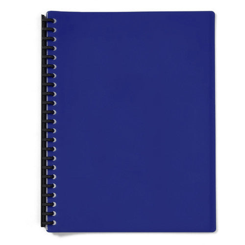 Olympic Display Book Refillable A4 20 Pages Matt Blue Pack of 20