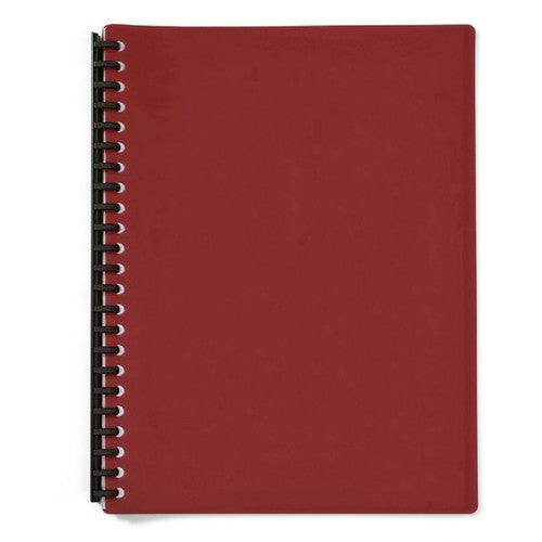 Olympic Display Book Refillable A4 20 Pages Matt Maroon Pack of 20
