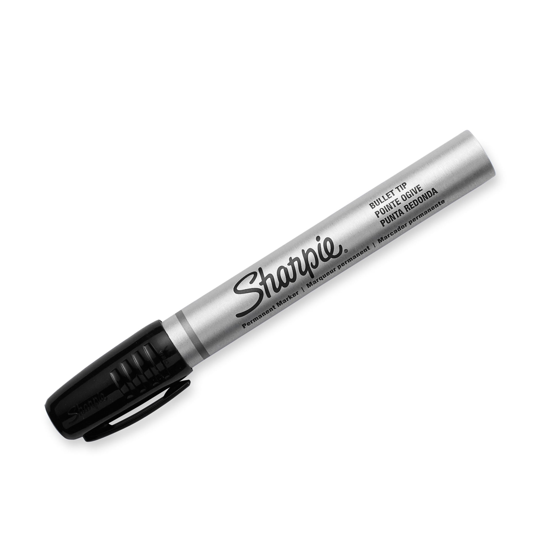 Sharpie Metal Barrel Permanent Markers Bullet Tip Black 12 Count - detail 23