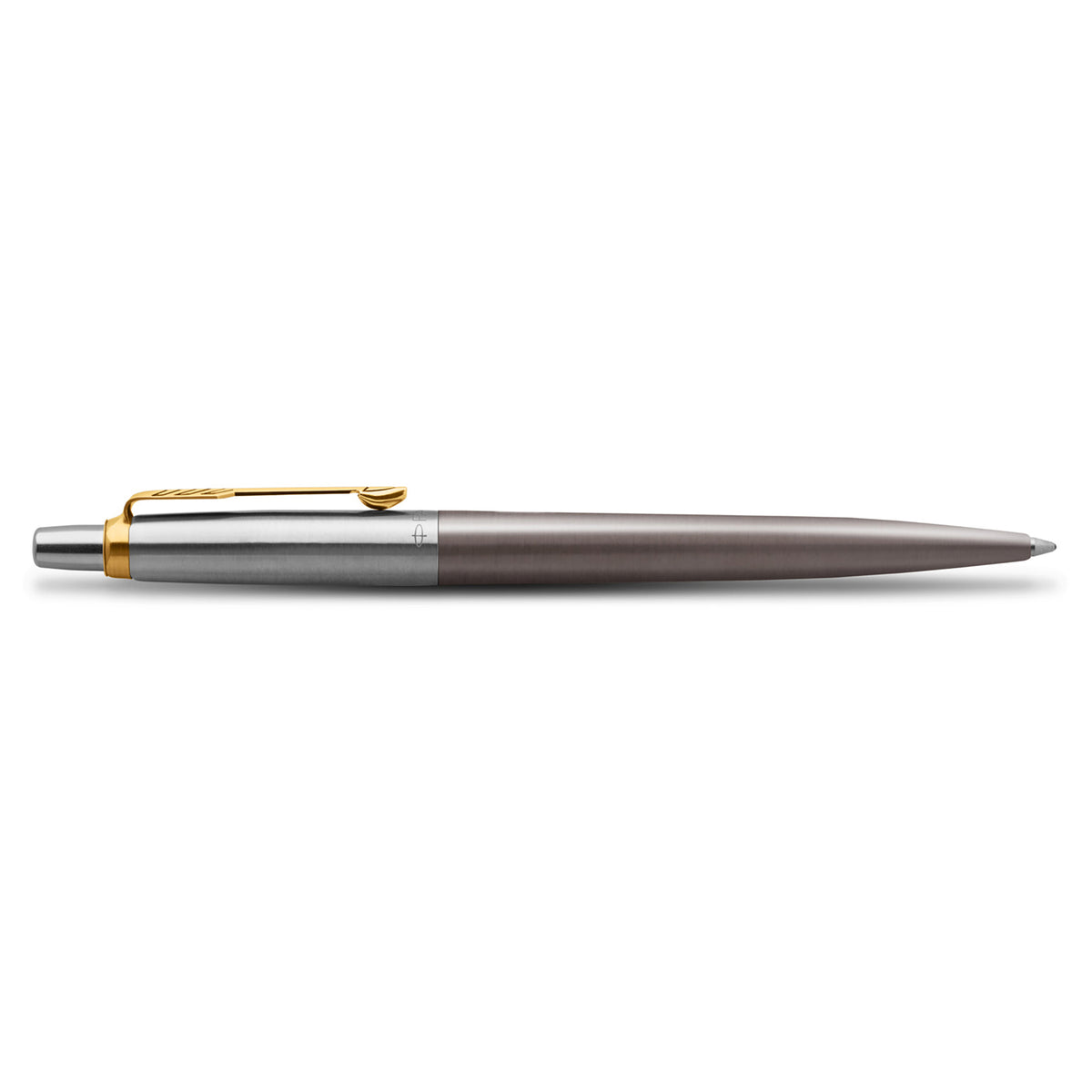 Parker Jotter Ballpoint Pen Grey Lacquer and Gold Trim Medium Tip