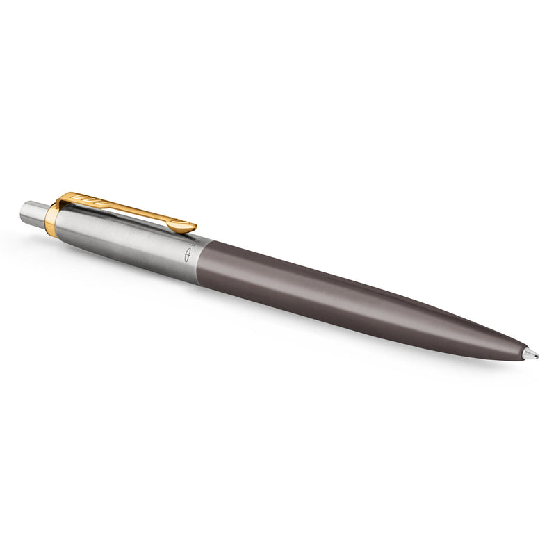 Parker Jotter XL Ballpoint Pen Grey Lacquer and Gold Trim Medium Tip