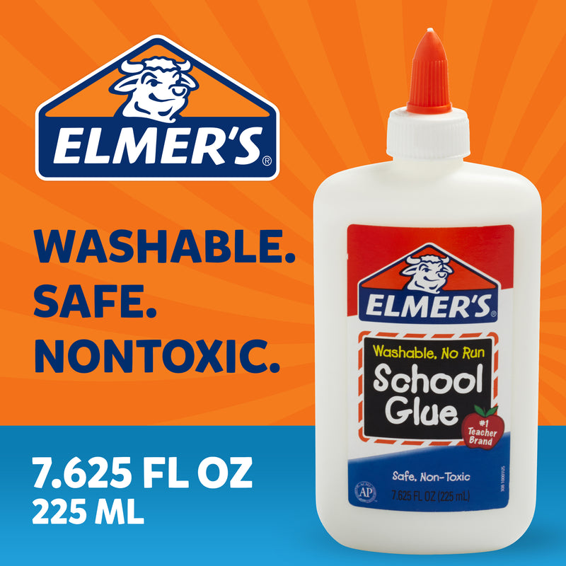 Elmers E308 School Glue 225ml Bottle Box of 6
