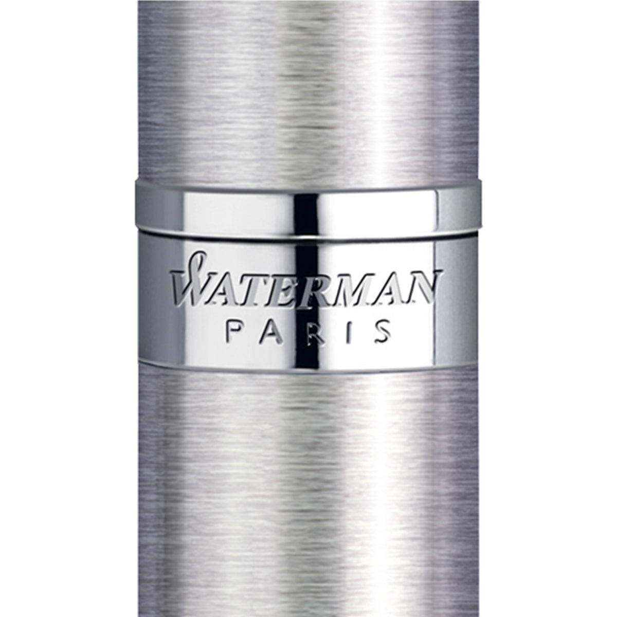 Waterman Hemisphere Stainless Steel Chrome Trim Rollerball Pen in Box