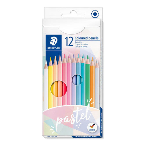 Staedtler 146 C12 PA Pastel Coloured Pencils Pack of 12 (10 Boxes)
